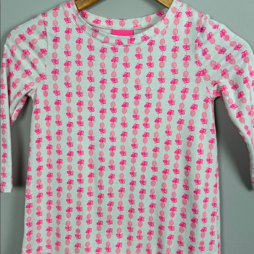 Lilly Pulitzer Girls Kim Dress. Fineapple. Size L (8/10) - Picture 2 of 9